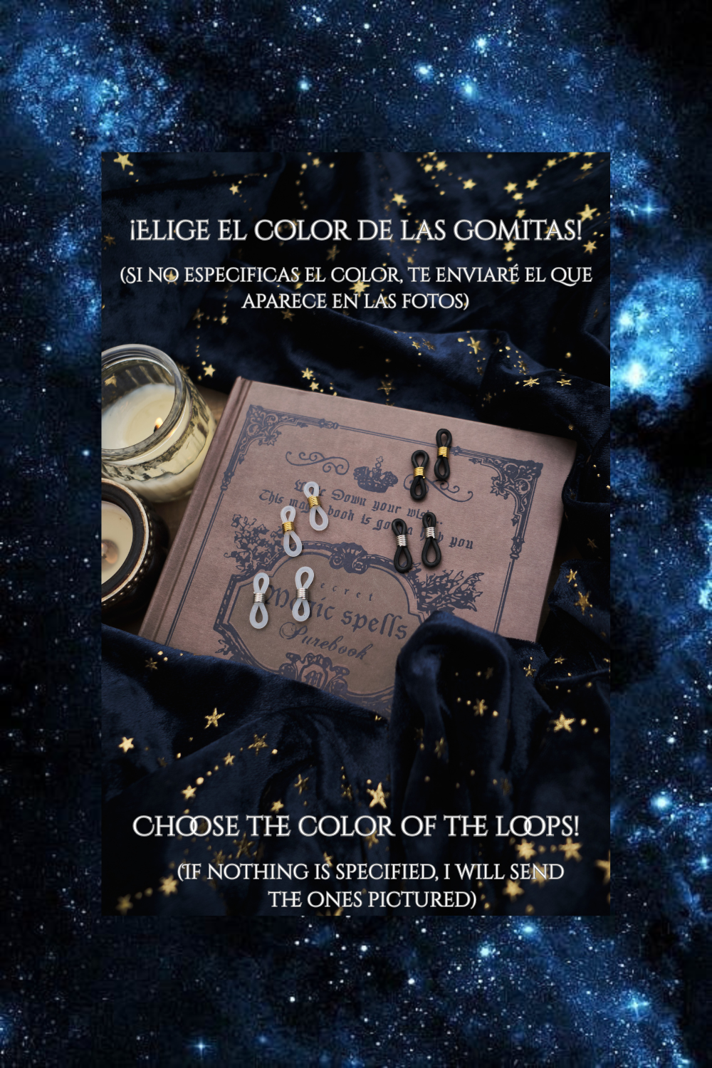 Cadena para Gafas Whimsigoth con Nudo de Bruja