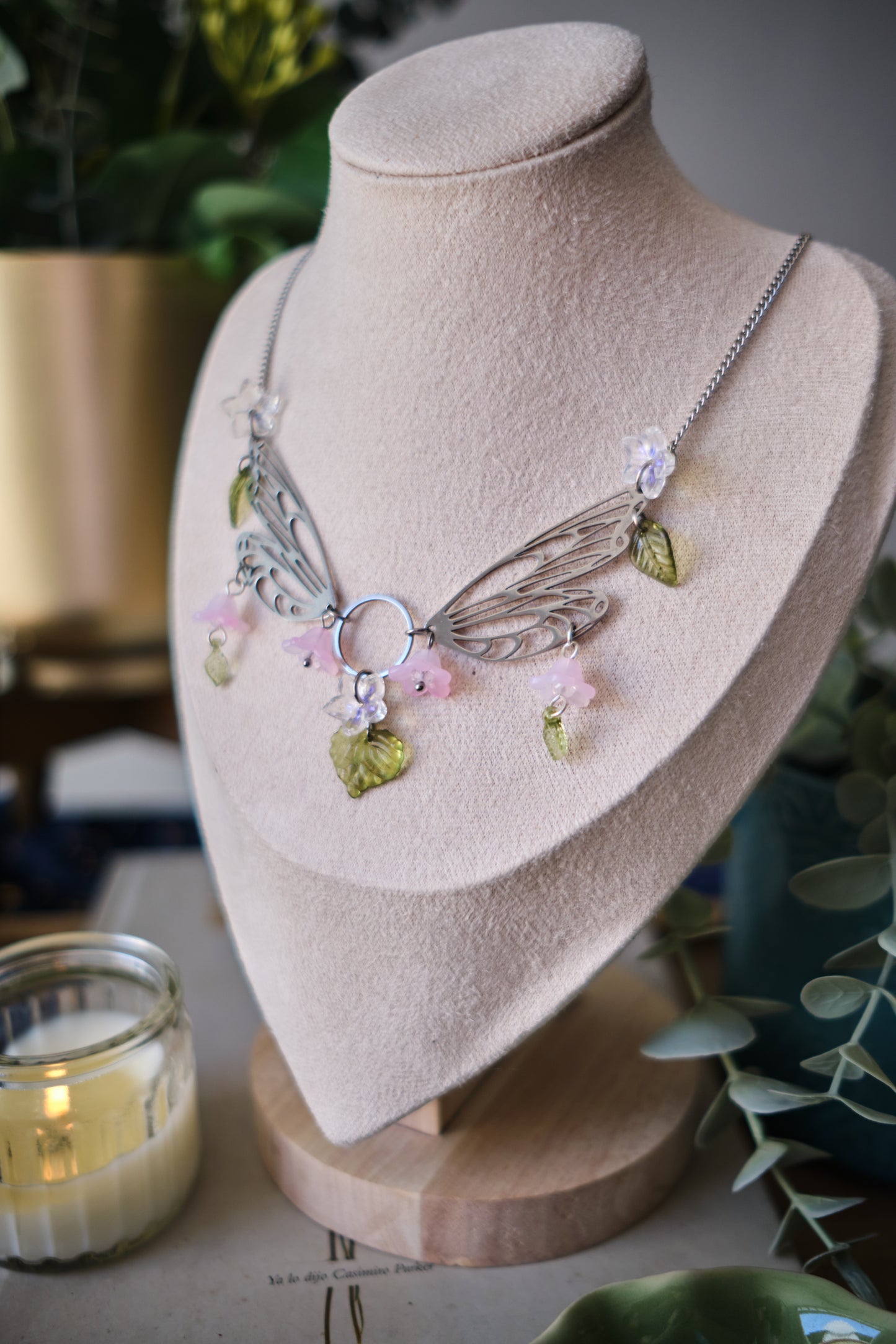 Collar Fairycore de Alas y Flores