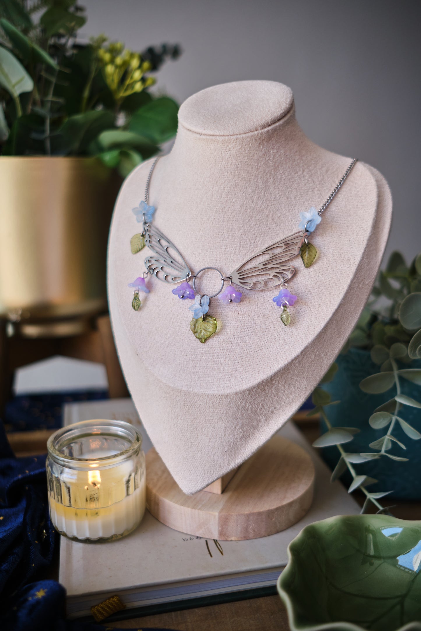Collar Fairycore de Alas y Flores