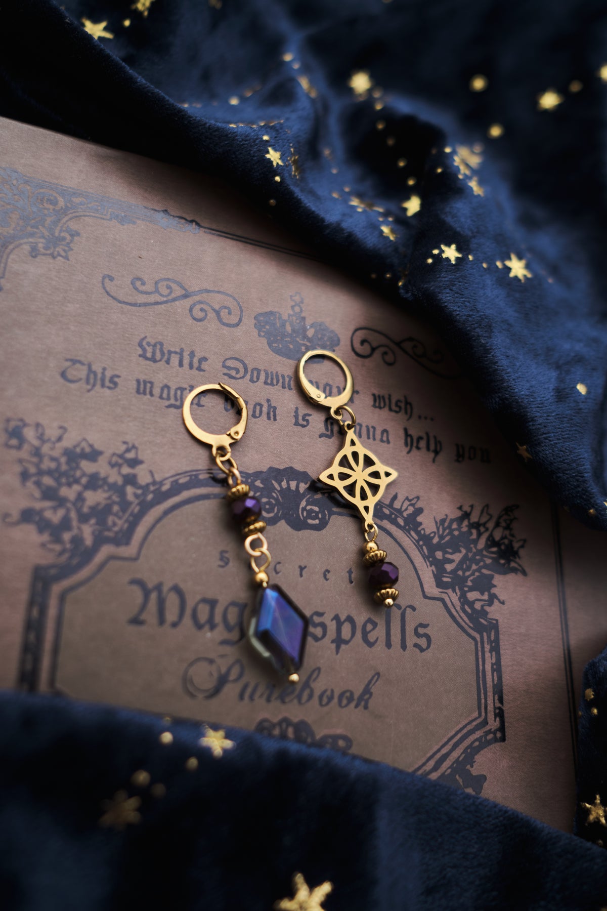 Pendientes de Nudo de Bruja Estilo Whimsigoth