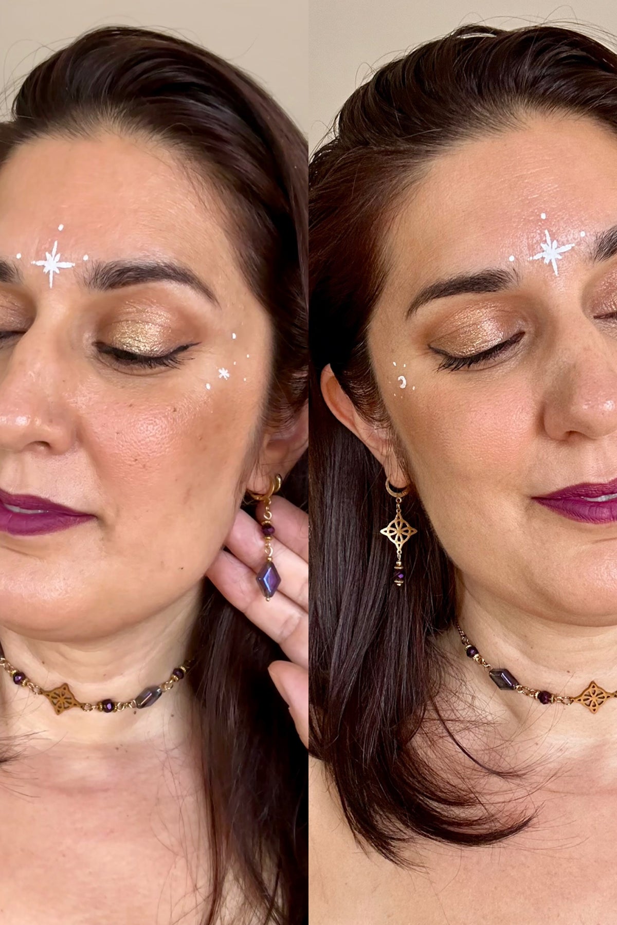 Pendientes de Nudo de Bruja Estilo Whimsigoth